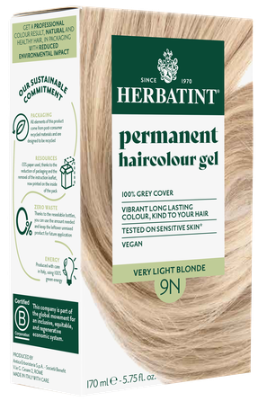 HERBATINT 9N Honey Blonde plaukų dažai, 170 ml
