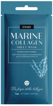 ERNE drėkinanti ir regeneruojanti lakštinė veido kaukė, 22 ml