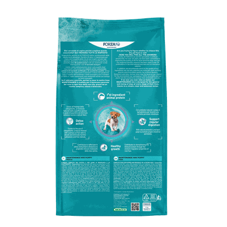 FORZA10 Maintenance Puppy Mini, su žuvimi, mažų veislių šuniukams sausas pašaras, 2 kg