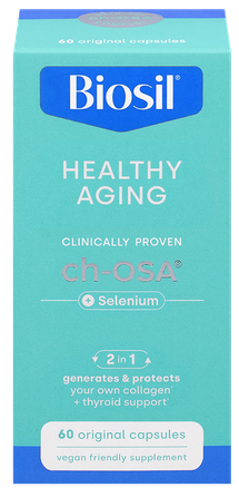 BIOSIL  Healthy Aging + Selenium kapsulės, 60 vnt.
