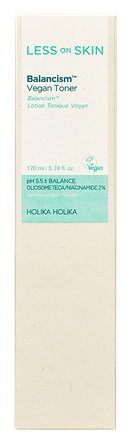 HOLIKA HOLIKA Less On Skin Balancism Vegan tonikas, 170 ml