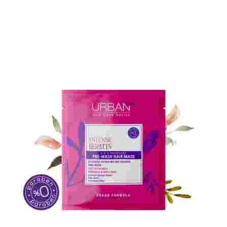 URBAN CARE Intense Keratin Pre-Wash plaukų kaukė, 50 ml