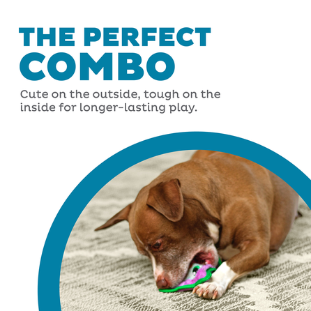 OUTWARD HOUND Durablez Owl, violetinis, XS dydis žaislas, 1 vnt.