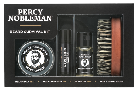 PERCY NOBLEMAN Beard Survival rinkinys, 1 vnt.
