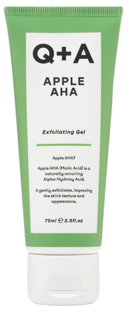 Q+A Apple AHA šveičiantis valomasis gelis, 75 ml
