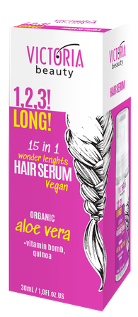 VICTORIA BEAUTY 1,2,3! Long! for Hair Growth plaukų serumas, 30 ml