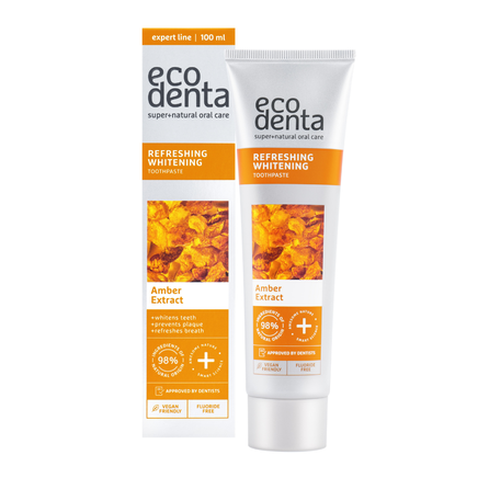 ECODENTA Refreshing Whitening dantų pasta, 100 ml