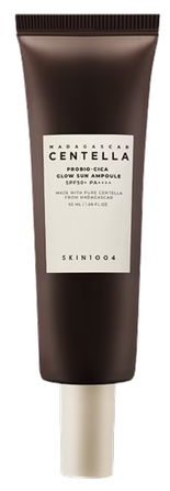 SKIN1004 Madagascar Centella Probio-Cica Glow Sun Ampoule apsauginis kremas nuo saulės, 50 ml