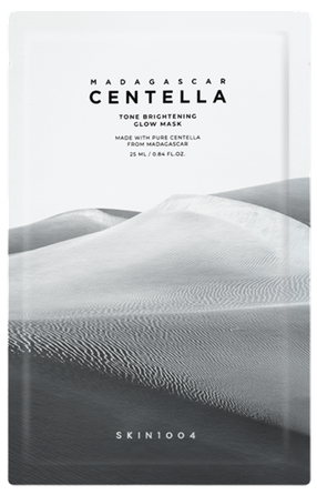 SKIN1004 Madagascar Centella Tone Brightening Glow veido kaukė, 25 ml