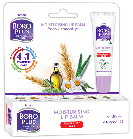 BORO PLUS bekvapis drėkinamasis lūpų balzamas, 10 ml