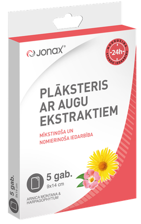 JONAX skausmą malšinantis tvarstis, 5 vnt.