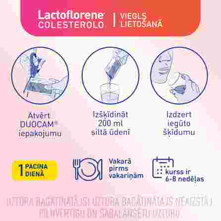 LACTOFLORENE Colesterolo milteliai geriamajam tirpalui, 20 vnt.