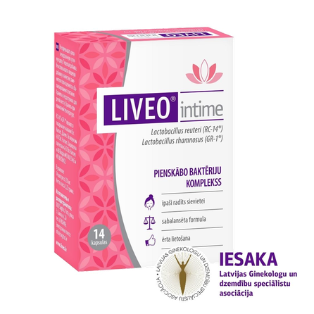 LIVEO  Intime kapsulės, 14 vnt.
