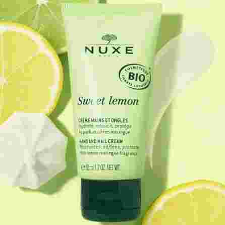 NUXE Sweet Lemon rankų ir nagų kremas, 50 ml