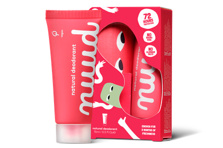 NUUD Starter Pack Red New, kreminis dezodorantas, 15 ml