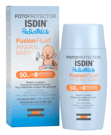 ISDIN PEDIATRICS, SPF 50, nuo 6 mėn, vaikams ir kūdikiams apsauginis kremas nuo saulės, 50 ml