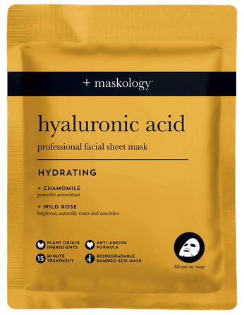 MASKOLOGY With Hyaluronic Acid veido kaukė, 22 ml