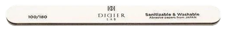 DIDIER LAB Straight Speedy White 100/180 nagų dildė, 1 vnt.