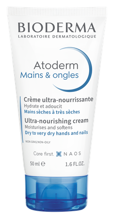 BIODERMA Atoderm Mains Ongles rankų kremas, 50 ml
