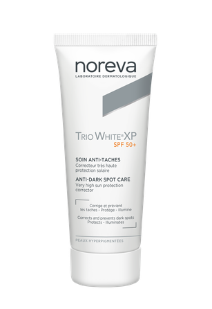 NOREVA Trio White XP Anti-dark spot care SPF 50+ veido kremas, 40 ml