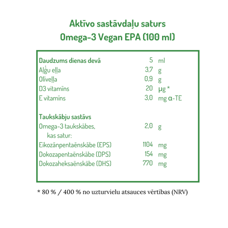 NORSAN Omega-3 Total, natūralaus skonio aliejus, 100 ml