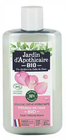 JARDIN D'APOTHICAIRE Ekologiškų rožių žiedų dušo gelis, 250 ml