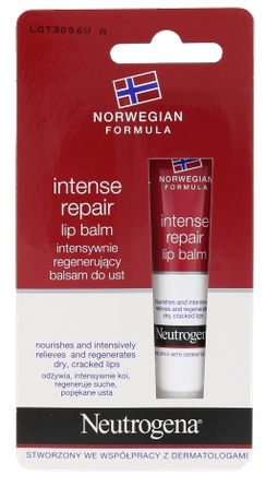 NEUTROGENA Intensive Repair lūpų balzamas, 15 ml