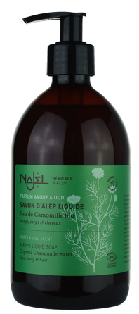 NAJEL Aleppo gintaro ir oud kvapas dušo gelis, 500 ml