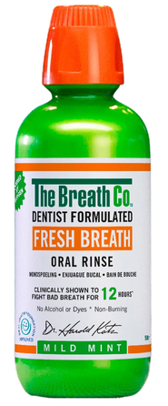 THE BREATH CO Mild Mint burnos skalavimo skystis, 500 ml