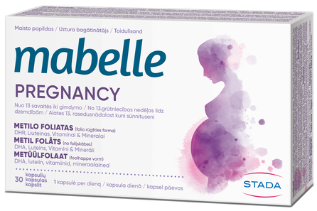 MABELLE Pregnancy kapsulės, 30 vnt.