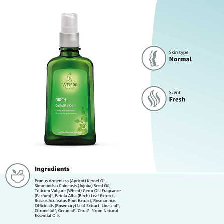 WELEDA  Birch Cellulite  aliejus, 100 ml