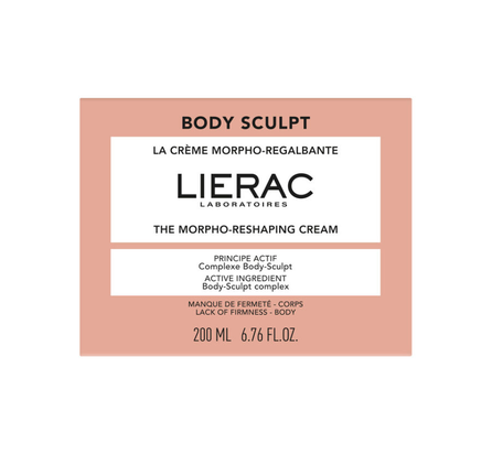 LIERAC Body Sculpt The Morpho-Reshaping kūno kremas, 200 ml