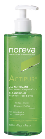 NOREVA Actipur Dermo valomasis gelis, 400 ml