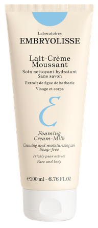 EMBRYOLISSE Foaming Cream Milk prausiklis, 200 ml