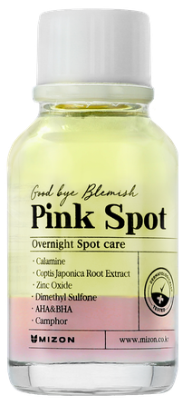 MIZON Good Bye Blemish Pink Spot taškinė priemonė nuo spuogų serumas, 19 ml