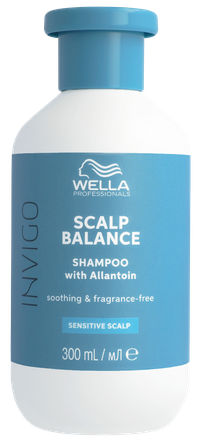 WELLA PROFESSIONALS Invigo scalp balance raminantis bekvapis, jautriai galvos odai šampūnas, 300 ml
