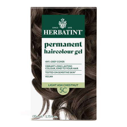 HERBATINT 5C Light Ash Chestnut plaukų dažai, 170 ml
