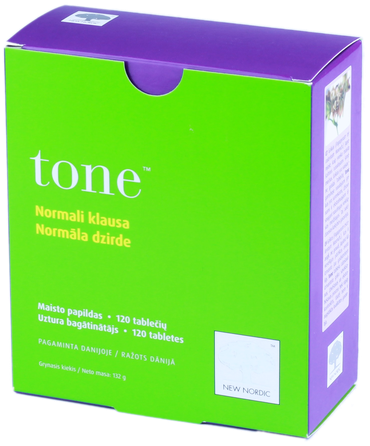 NEW NORDIC Tone tabletės, 120 vnt.