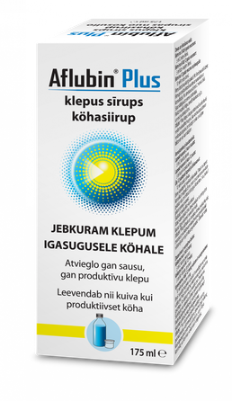 AFLUBIN nuo kosulio sirupas, 175 ml