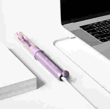 OCLEAN Ease Pro Purple ( violetinis) elektrinis dantų šepetėlis, 1 vnt.