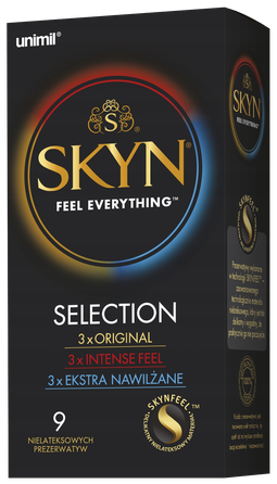 LIFESTYLES Skyn Selection prezervatyvai, 9 vnt.