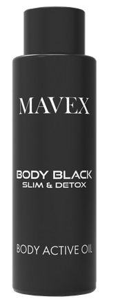 MAVEX Body Black kūno aliejus, 100 ml