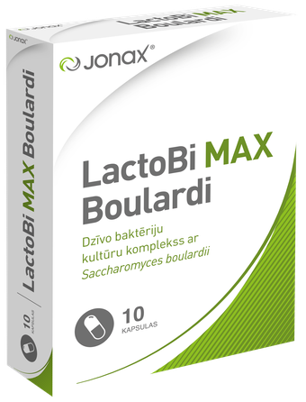 JONAX Jonax Lactobi Max Boulardi N10 kapsulės, 10 vnt.