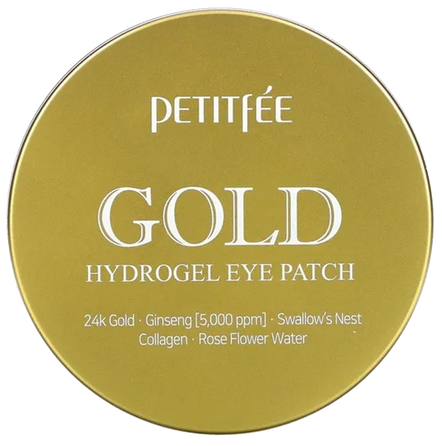 PETITFEE Gold Hydrogel paakių pagalvėlės, 60 vnt.