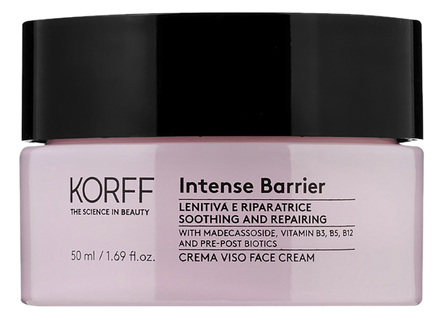KORFF  intensyviai raminantis ir atkuriamasis, jautriai odai veido kremas, 50 ml