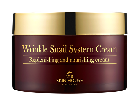 THE SKIN HOUSE WRINKLE SNAIL SYSTEM su sraigių gleivių ekstraktu veido kremas, 1 vnt.