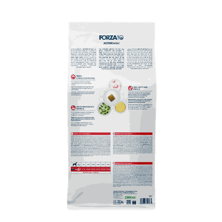 FORZA10  Active VetDiet Ultra Dermo, suaugusiems šunims sausas pašaras, 10 kg