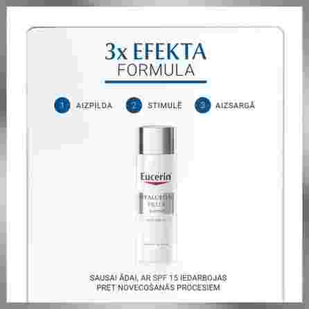 EUCERIN Hyaluron-Filler nuo raukšlių normaliai ir mišriai odai dieninis veido kremas, 50 ml