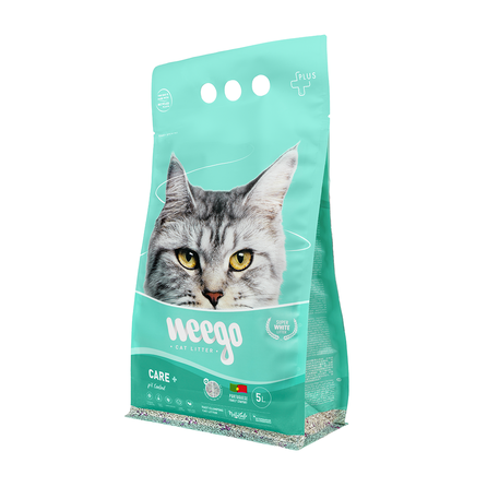 WEEGO Care+ 5L cementuojantis smėlis katės tualetui, 5 L
