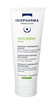 ISISPHARMA Teen Derm Hydra į uždegimus linkusiai odai,  veido kremas, 40 ml